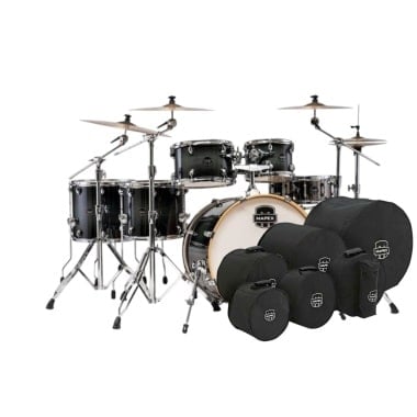 Mapex Armory 22in 6pc Shell Pack with bag set - Black Onyx Burst