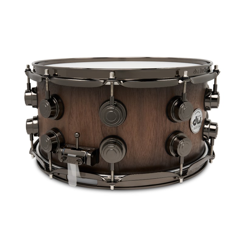 DW Collector's Walnut 22in 5pc Shell Pack - Natural To Quick Ebony satin speciality - Image 8