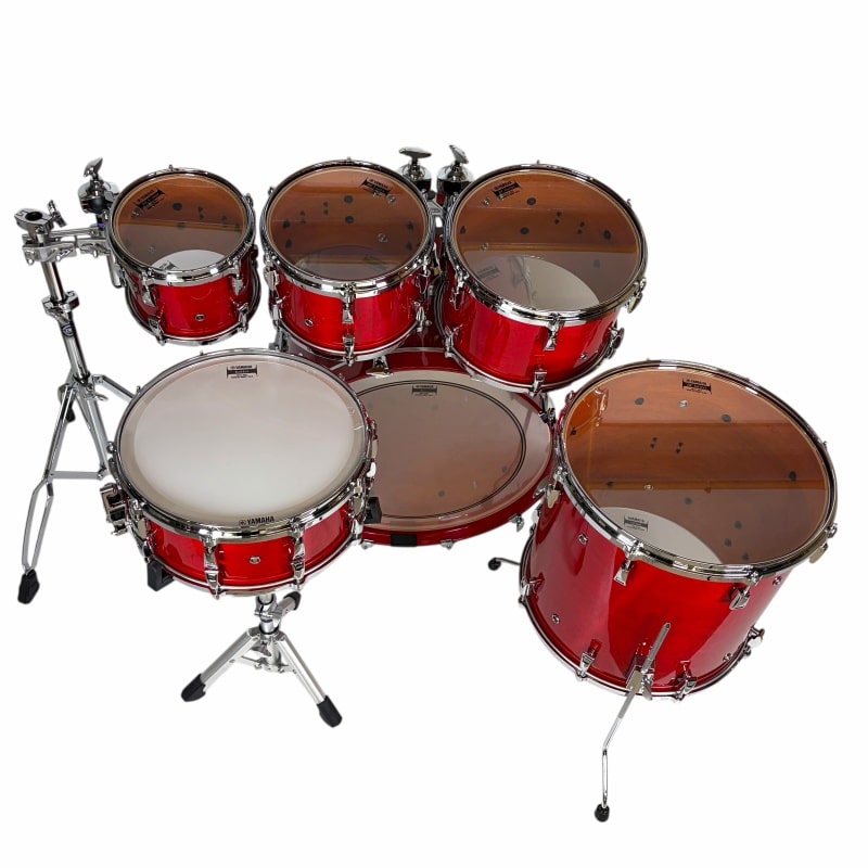 Yamaha Absolute Hybrid Maple 22in 6pc Shell Pack - Red Autumn - Image 2