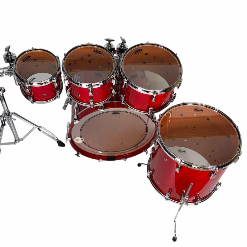 Yamaha Absolute Hybrid Maple 22in 5pc Shell Pack - Red Autumn - Image 5