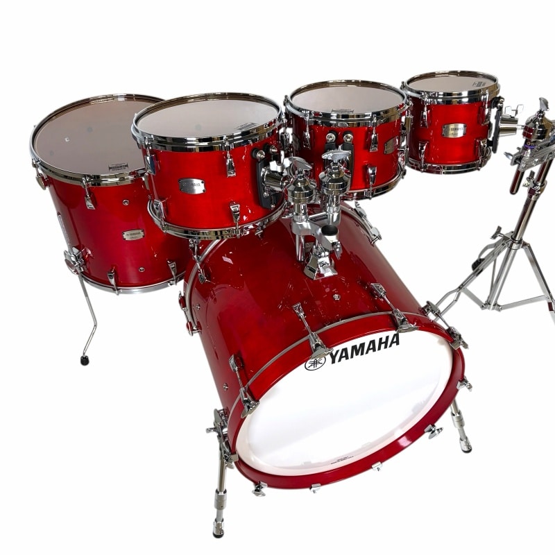 Yamaha Absolute Hybrid Maple 22in 5pc Shell Pack - Red Autumn - Image 3