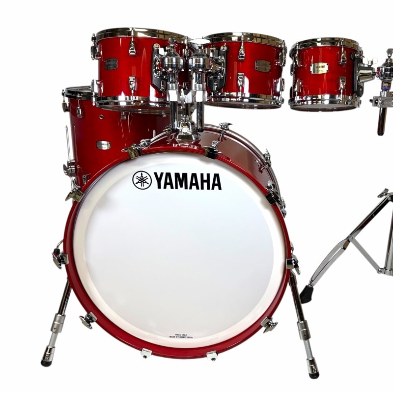Yamaha Absolute Hybrid Maple 22in 5pc Shell Pack - Red Autumn - Image 2