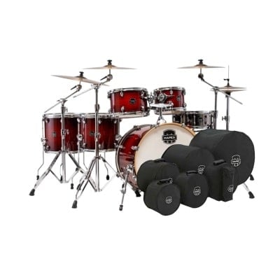 Mapex Armory 22in 6pc Shell Pack with bag set - Red Onyx Burst