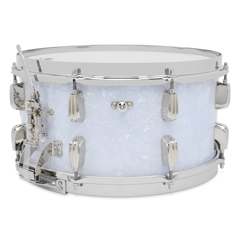Slingerland Radio King 14x7in Solid Maple Snare - White Marine Pearl - Image 3