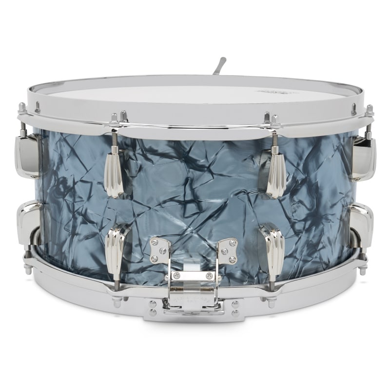 Slingerland Radio King 14x7in Solid Maple Snare - Black Diamond Pearl - Image 4