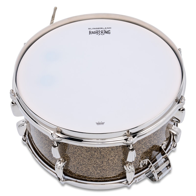 Slingerland Radio King 14x7in Solid Maple Snare - Gold Glass - Image 4