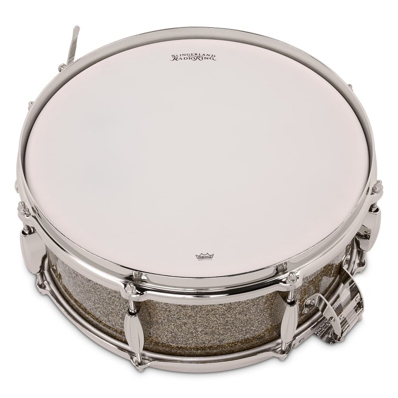 Slingerland Radio King 14x5.5in Solid Maple Snare - Gold Glass - Image 5