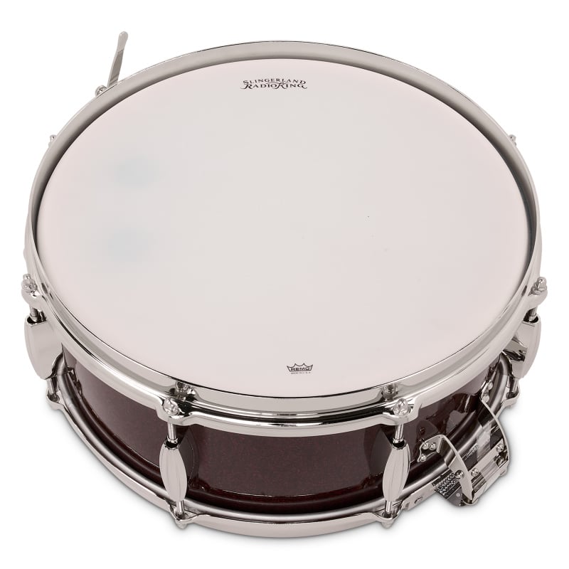 Slingerland Radio King 14x5.5in Solid Maple Snare- Maroon Glass - Image 5
