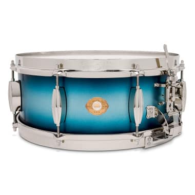 Slingerland Radio King 14x5.5in Solid Maple Snare - Blue And Silver Lacquer