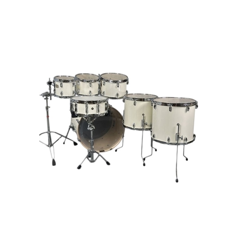 Yamaha Stage Custom Birch 22in 7pc Shell Pack - Classic White - Image 2