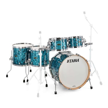 Tama Starclassic Walnut/Birch 22in 5pc Shell Pack - Turquoise Pearl
