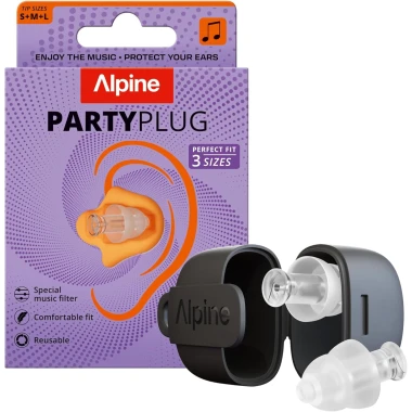 Alpine PartyPlug Earplugs - Transparent