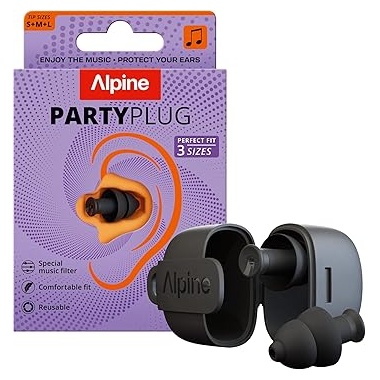 Alpine PartyPlug Earplugs - Black