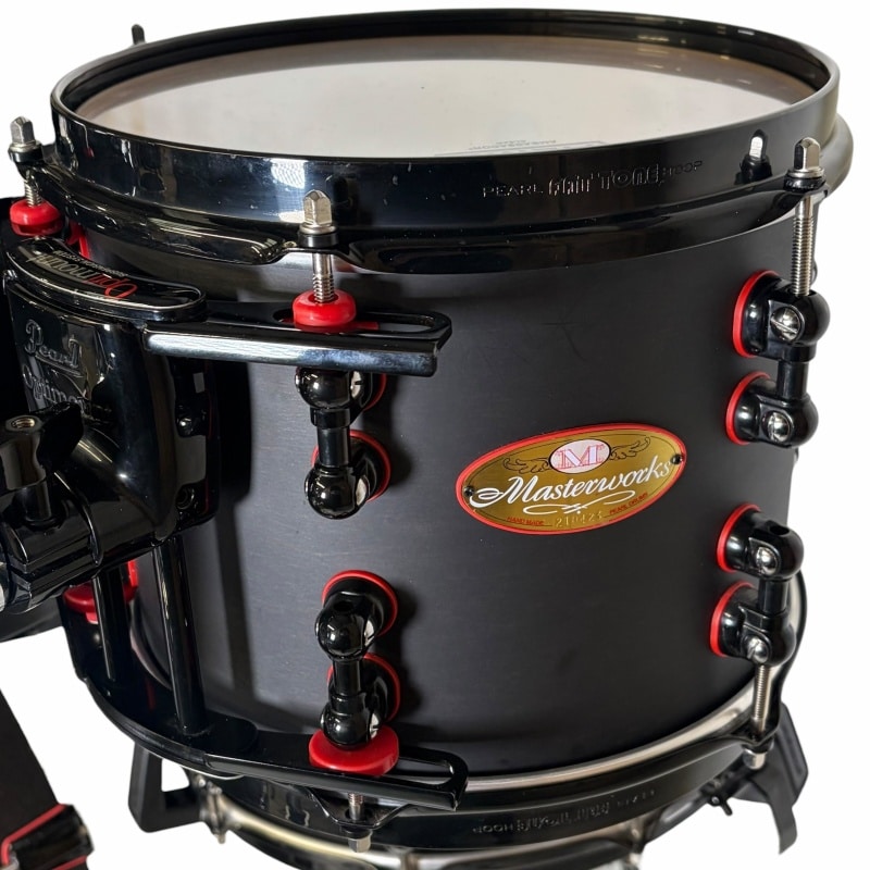 Pearl Masterworks 22in 7pc Shell Pack - Matte Black - Image 12