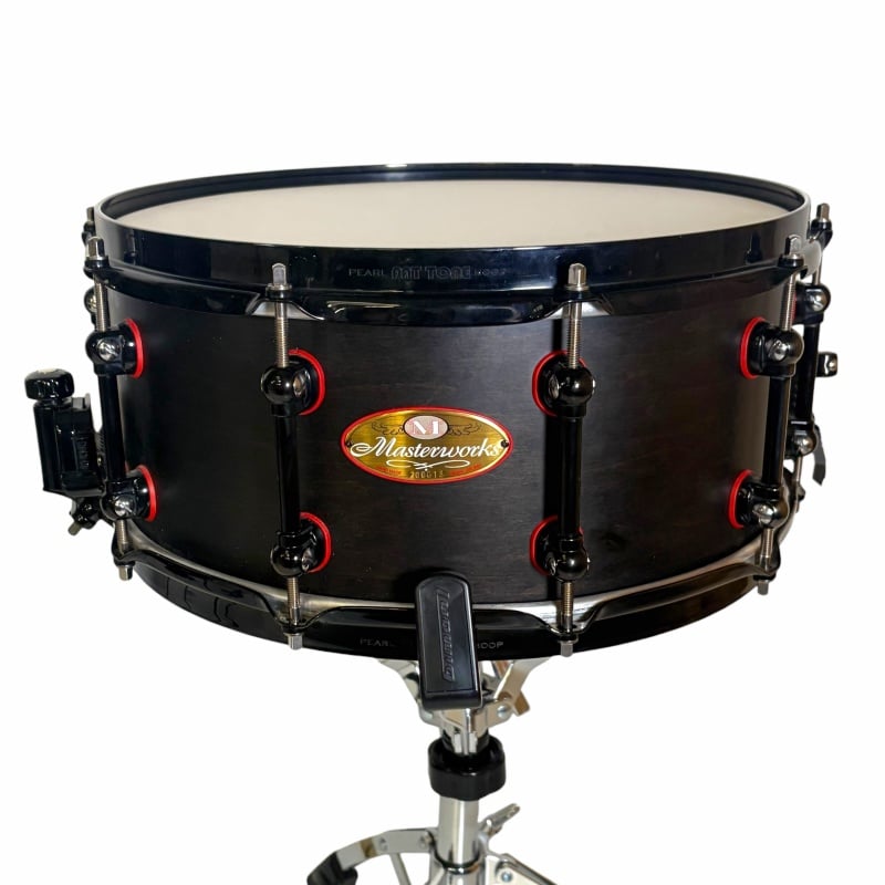 Pearl Masterworks 22in 7pc Shell Pack - Matte Black - Image 14