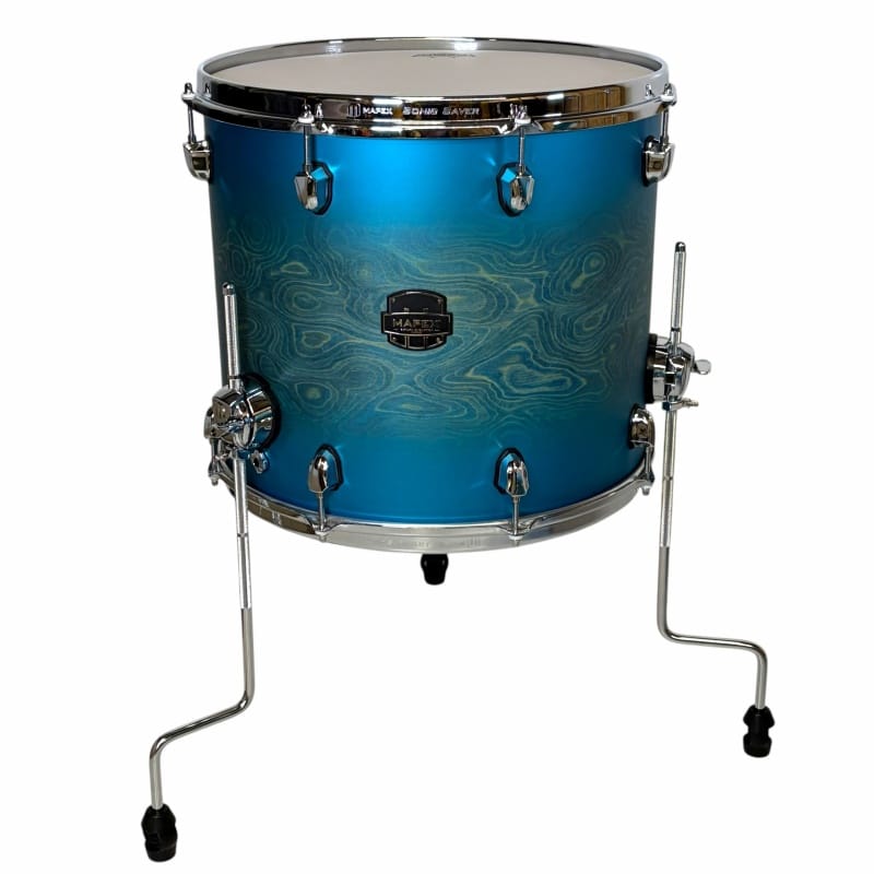 Mapex Saturn Evolution 22in 5pc Maple/Walnut Shell Pack - Exotic Azure Burst - Image 7