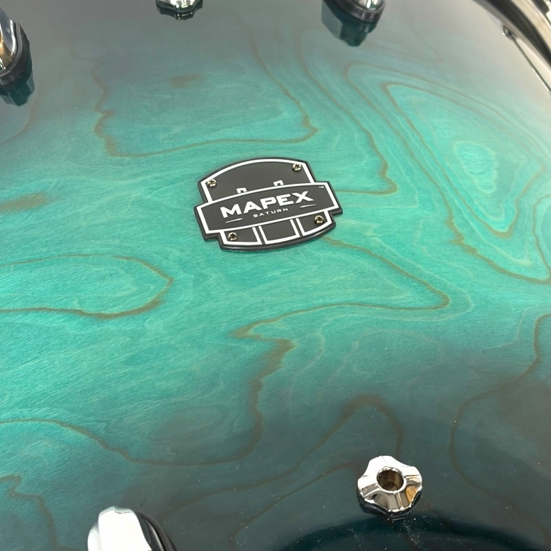 Mapex Saturn VI 22in 6pc Shell Pack - Marine Teal Burst - Image 11