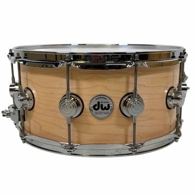 DW Collector's Maple 14x6.5in Snare - Natural Satin Oil