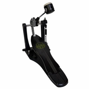 Electronic drum pedal trigger for percussion setup.