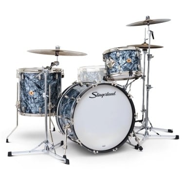 Slingerland Radio King 22in 3pc Shell Pack - Black Diamond Pearl