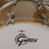Close-up of Gretsch Catalina Club drum with Sahara Sparkle finish.