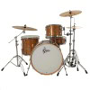 Gretsch Catalina Club 24-inch drum shell pack with bronze sparkle finish.