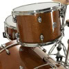 Bronze sparkle Gretsch Catalina Club drum kit with hardware.