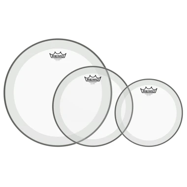 Remo Powerstroke 4 Clear American Fusion Head Pro Pack