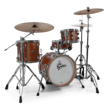 Gretsch Catalina Club Micro 4-piece drum kit with cymbals and hardware.