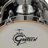 Close-up of Gretsch Catalina Club Micro drum kit with logo visible.