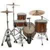 Bronze Sparkle drum kit with cymbals and hardware from Drummers Only.