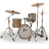 Gretsch Catalina Club Micro 4-piece drum kit with Sahara Sparkle finish.
