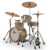 Drum kit with Sahara Sparkle finish for drummers and percussionists.