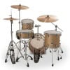 Drummers Only Sahara Sparkle drum kit with cymbals and hardware.