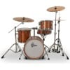 Gretsch Catalina Club Jazz 4-piece drum kit with satin walnut glaze finish.