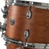 Close-up of Gretsch Catalina Club Jazz 4-piece shell pack in satin walnut glaze.