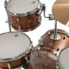 Bronze Sparkle Gretsch Catalina Jazz 4-piece drum set for professionals.