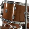 Bronze sparkle Gretsch Catalina jazz drum set for professional drummers.