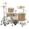 Jazz drum kit with cymbals and snare, perfect for jazz performances.