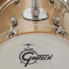 Close-up of Gretsch Catalina Club Jazz drum with Sahara Sparkle finish.