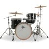 Gretsch Catalina Club 20in 4pc shell pack in piano black with cymbals.