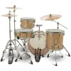 Drummers Only drum kit with Sahara Sparkle finish and chrome hardware.