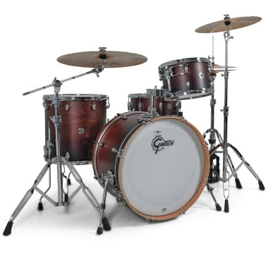 Gretsch Catalina Club 22in 4pc shell pack in satin walnut glaze.