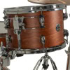 Drum shell pack in satin walnut glaze finish with hardware.