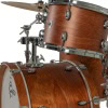 Close-up of Gretsch Catalina Club drum shells in satin walnut glaze finish.