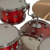 Red Gretsch Catalina drum set with cymbals for sale at Drummers Only.