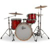 Red Gretsch Catalina Club drum kit with cymbals and hardware.