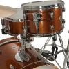 Close-up of a bronze sparkle drum set for sale at Drummers Only.