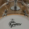 Close-up of Gretsch Catalina Club drum with Sahara Sparkle finish.