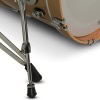 Close-up of drum shell and stand from Drummers Only.
